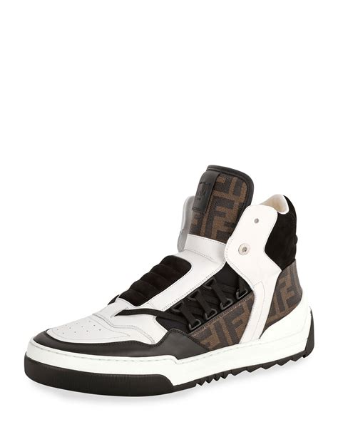 mens fendi trainers replica|saks fendi high top sneakers.